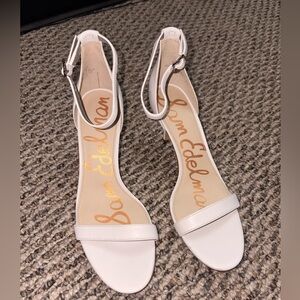 Sam Edelman Cream Heeled Sandals
